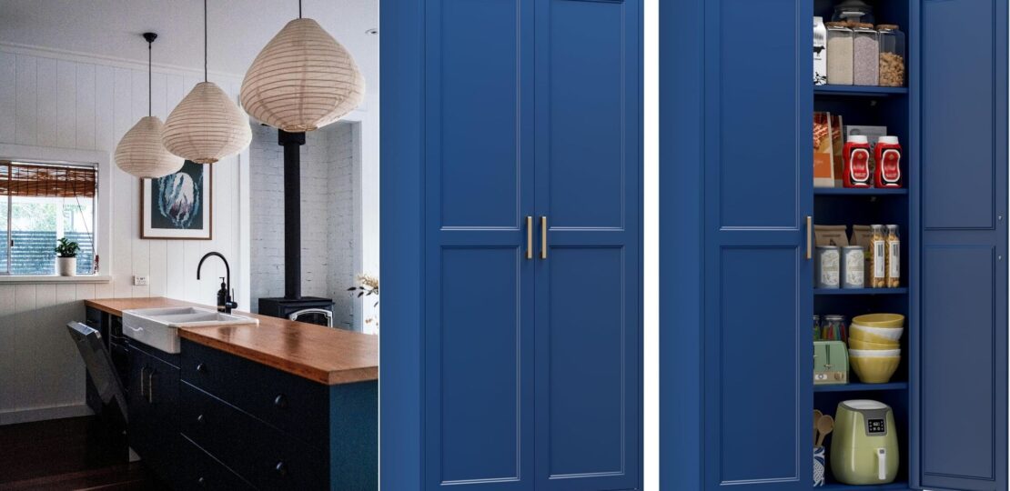 How to Paint Kitchen Cabinets Blue A Simple Transformation